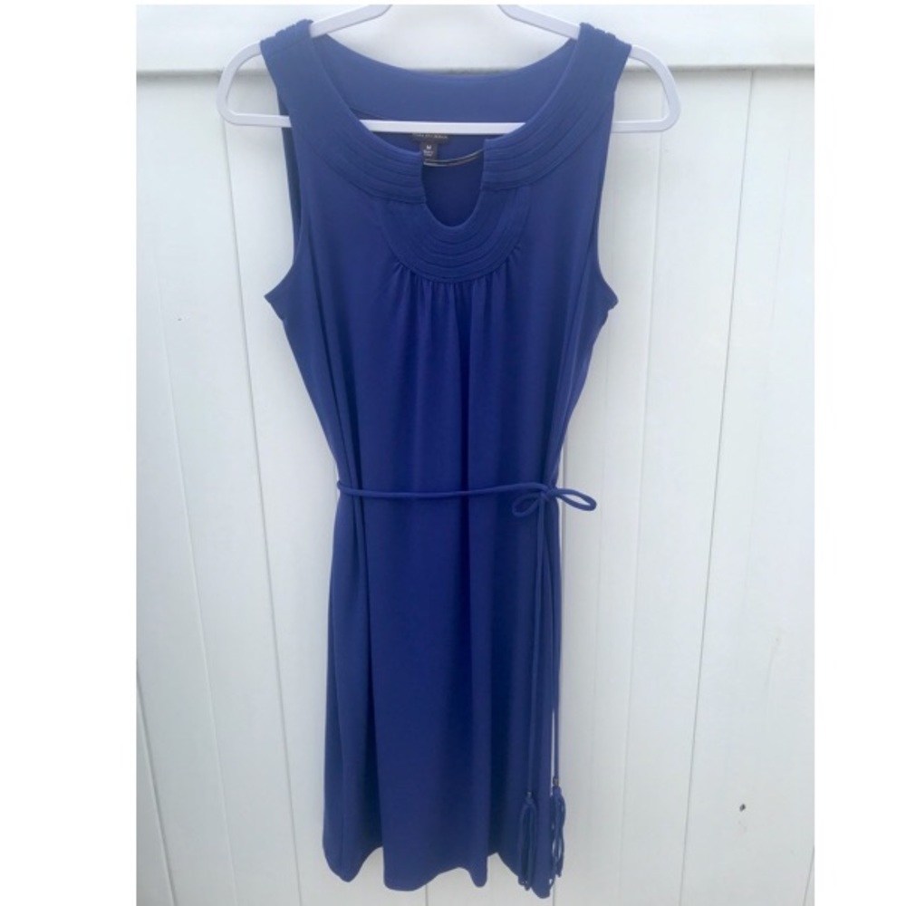 DANA BUCHMAN Sleeveless Keyhole Accent Bar Dress